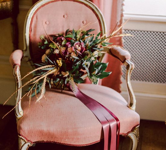 Beautiful Details For A Burgundy Wedding