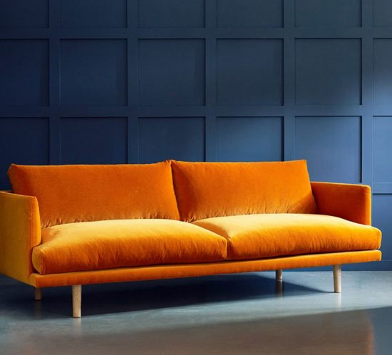 Burnt Orange, Burnt Orange Interiors, Burnt Orange Sofa