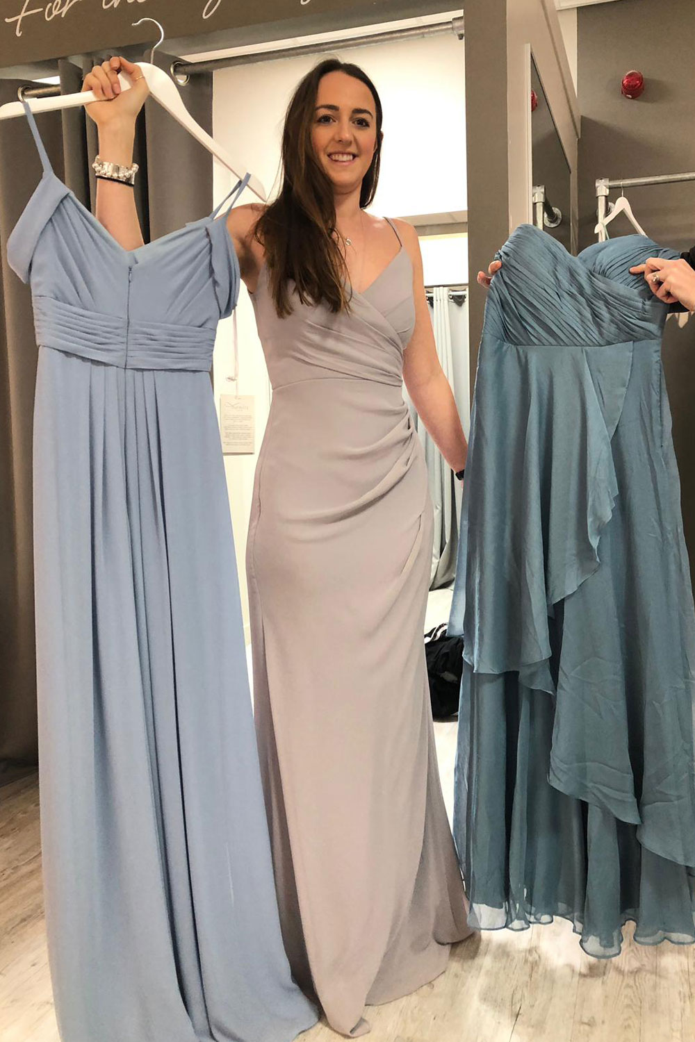 bridesmaids dresses, bridesmaids dress, dress, asos dress, grey dress, silver grey dress