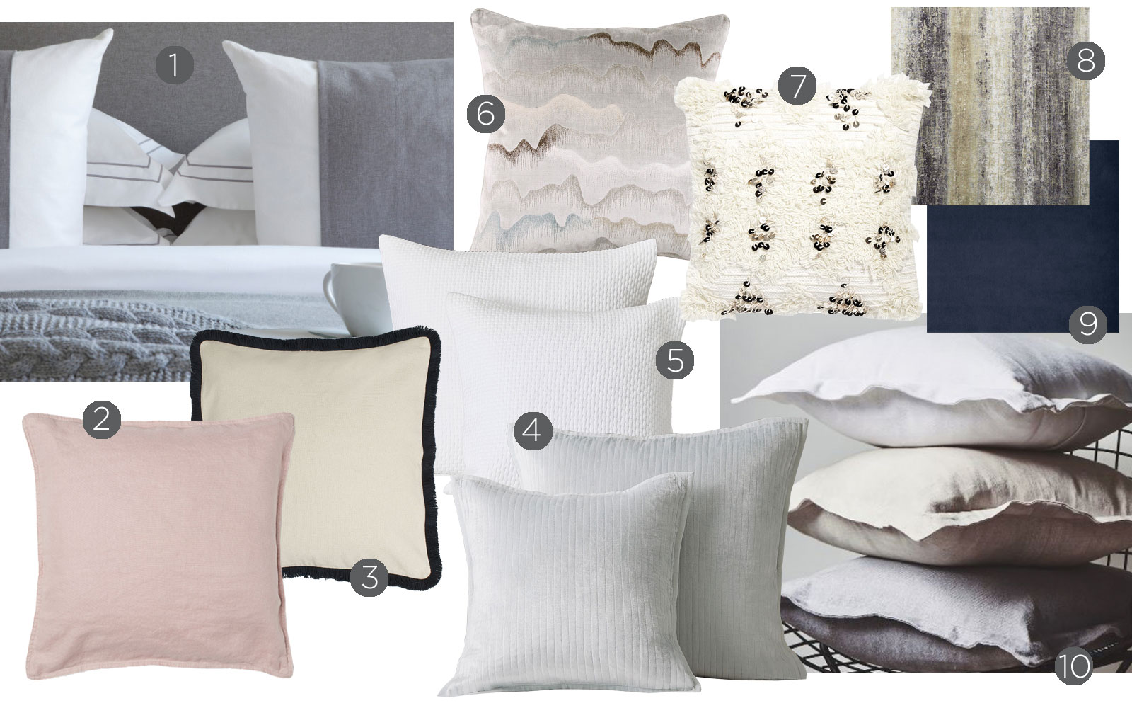 cushions, cushion, bed cushions, bed styling, sofa styling, cushion style, cushion obsessed