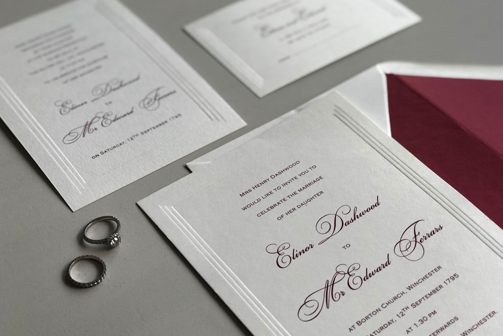 Wedding Stationery, Stationery, Bespoke Stationery, Luxury Wedding Stationery, Stationery for Weddings, Wedding Invitations, Wedding Invitations to Match Venue