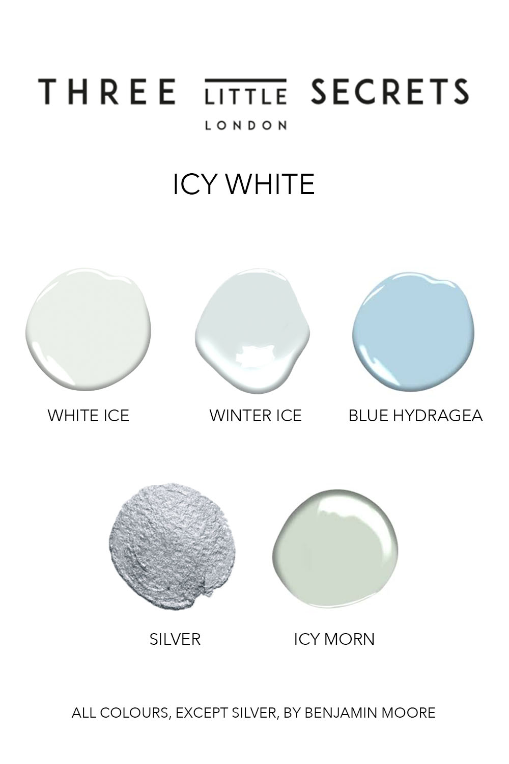 winter colour - icy white